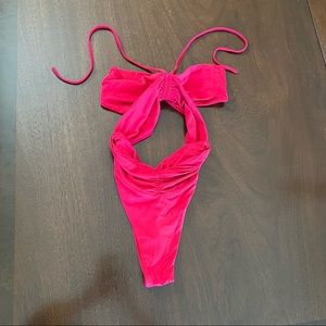 Riot Swim Phoenix One Piece in Fire Red - Size S